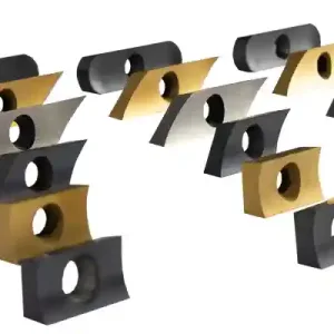 Inserts for pipe beveling